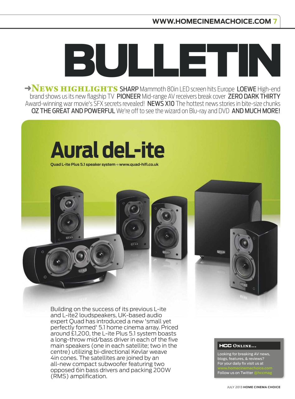 Home Cinema Choice Preview Pages