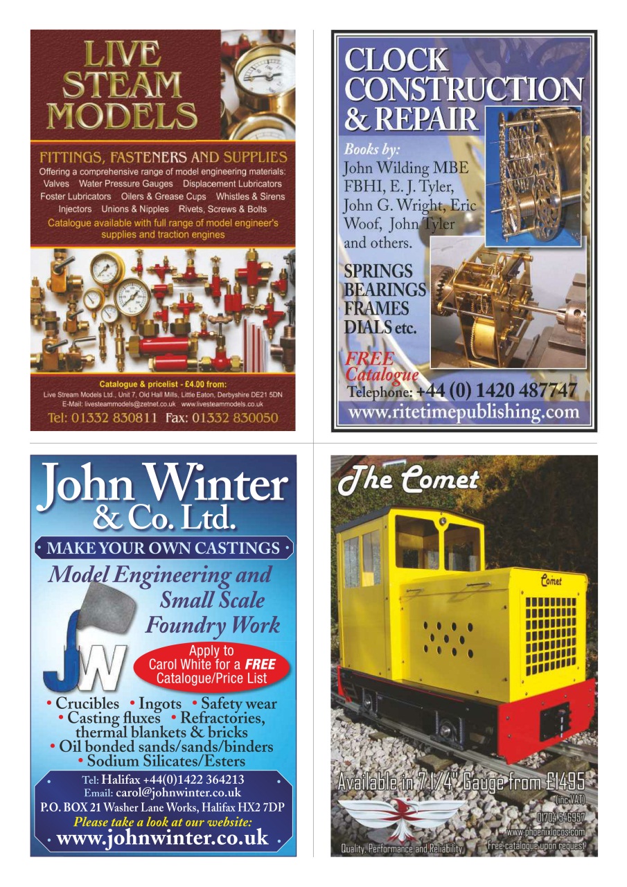 Model Engineer Preview Pages