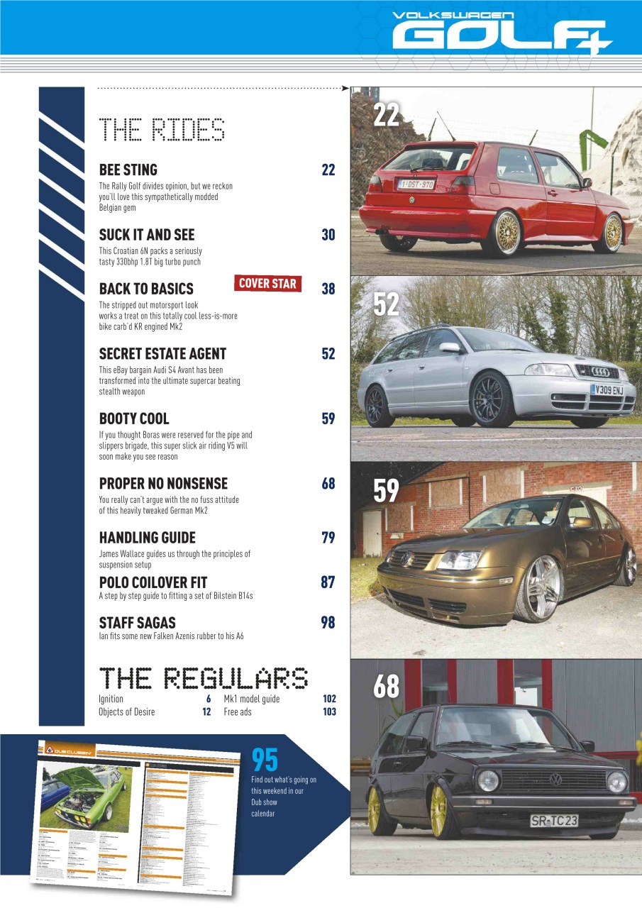 Volkswagen Golf + Preview Pages