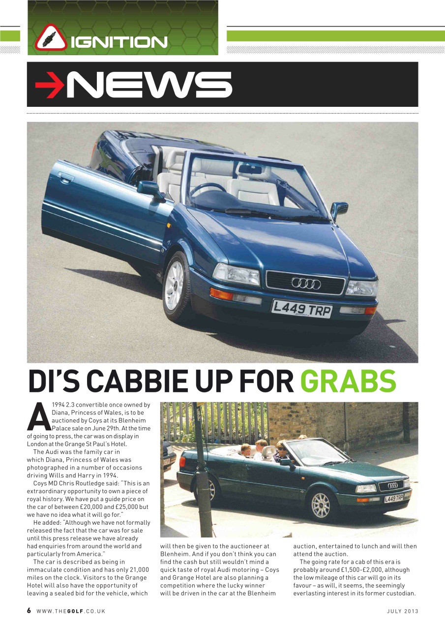 Volkswagen Golf + Preview Pages