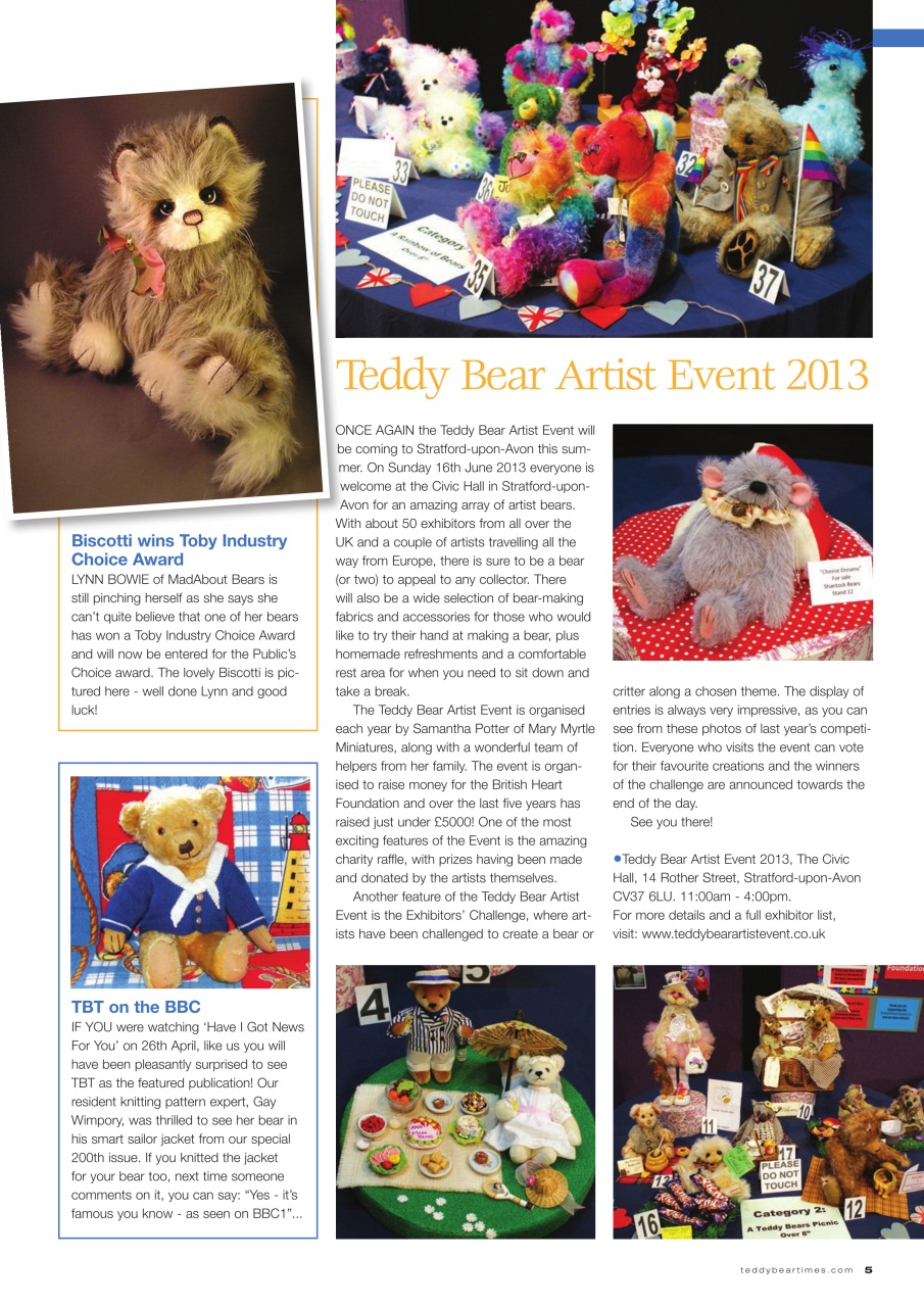 Teddy Bear Times Preview Pages