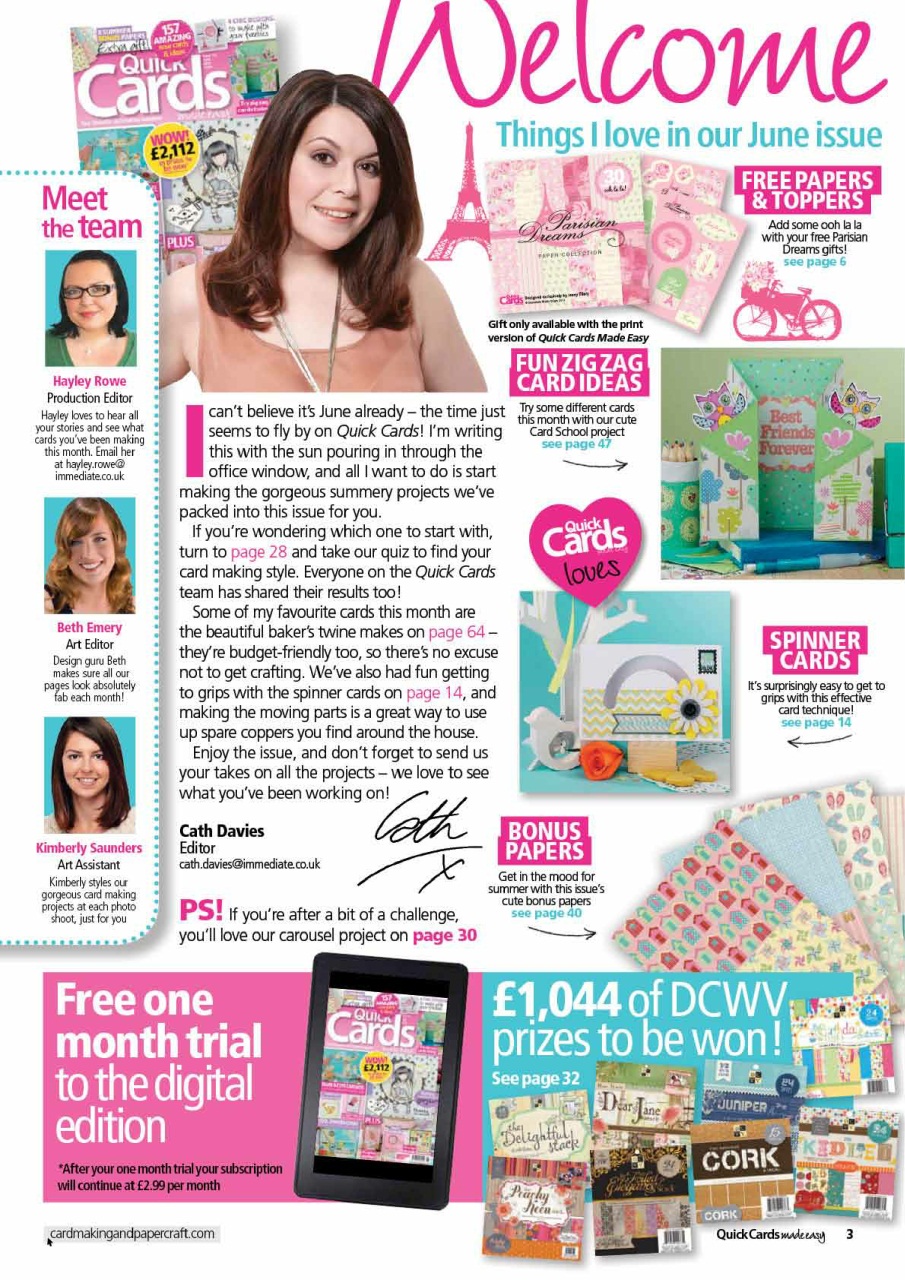 Quick Cards Made Easy Preview Pages