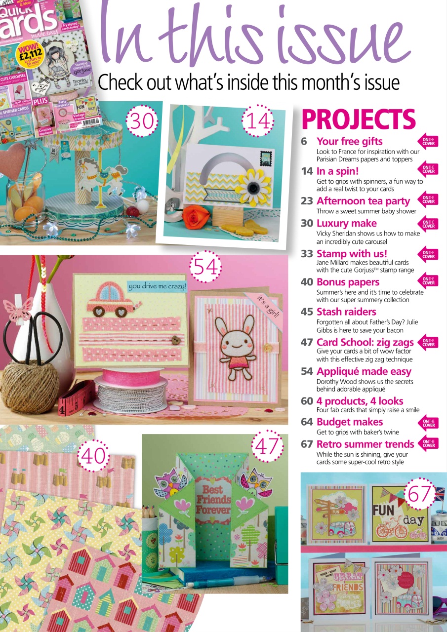 Quick Cards Made Easy Preview Pages