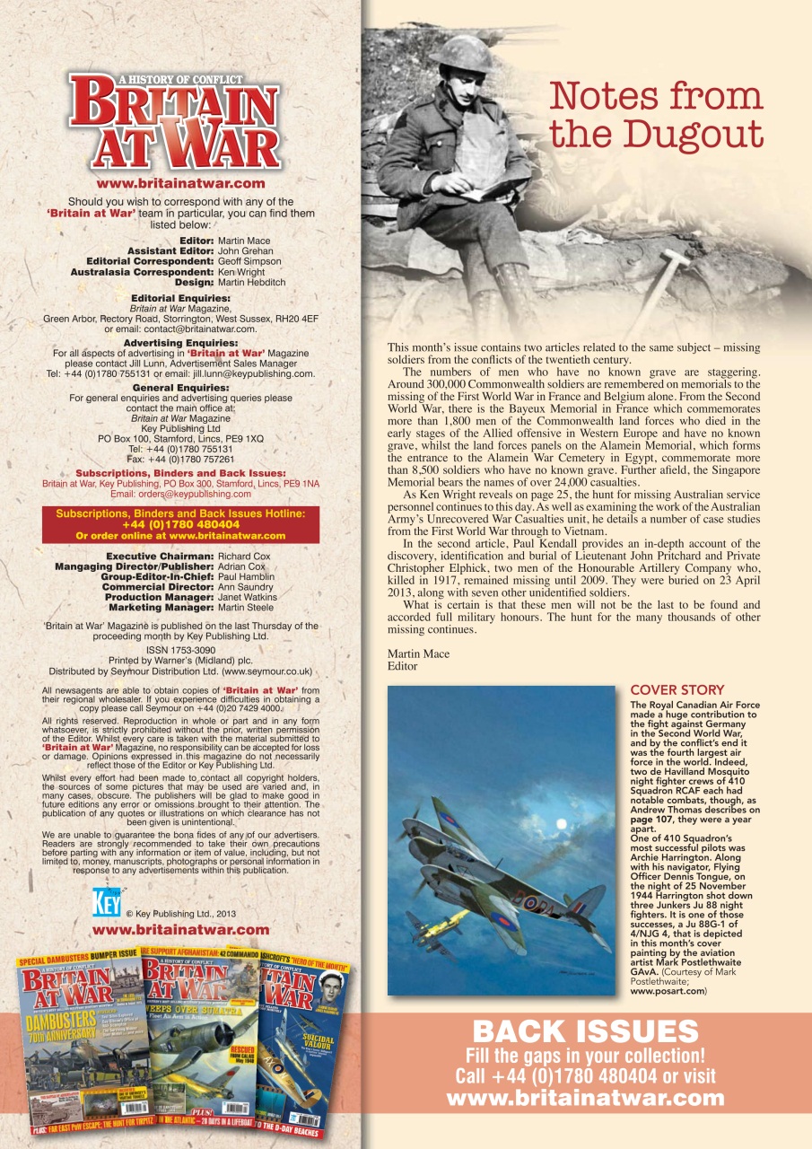 Britain at War Magazine Preview Pages
