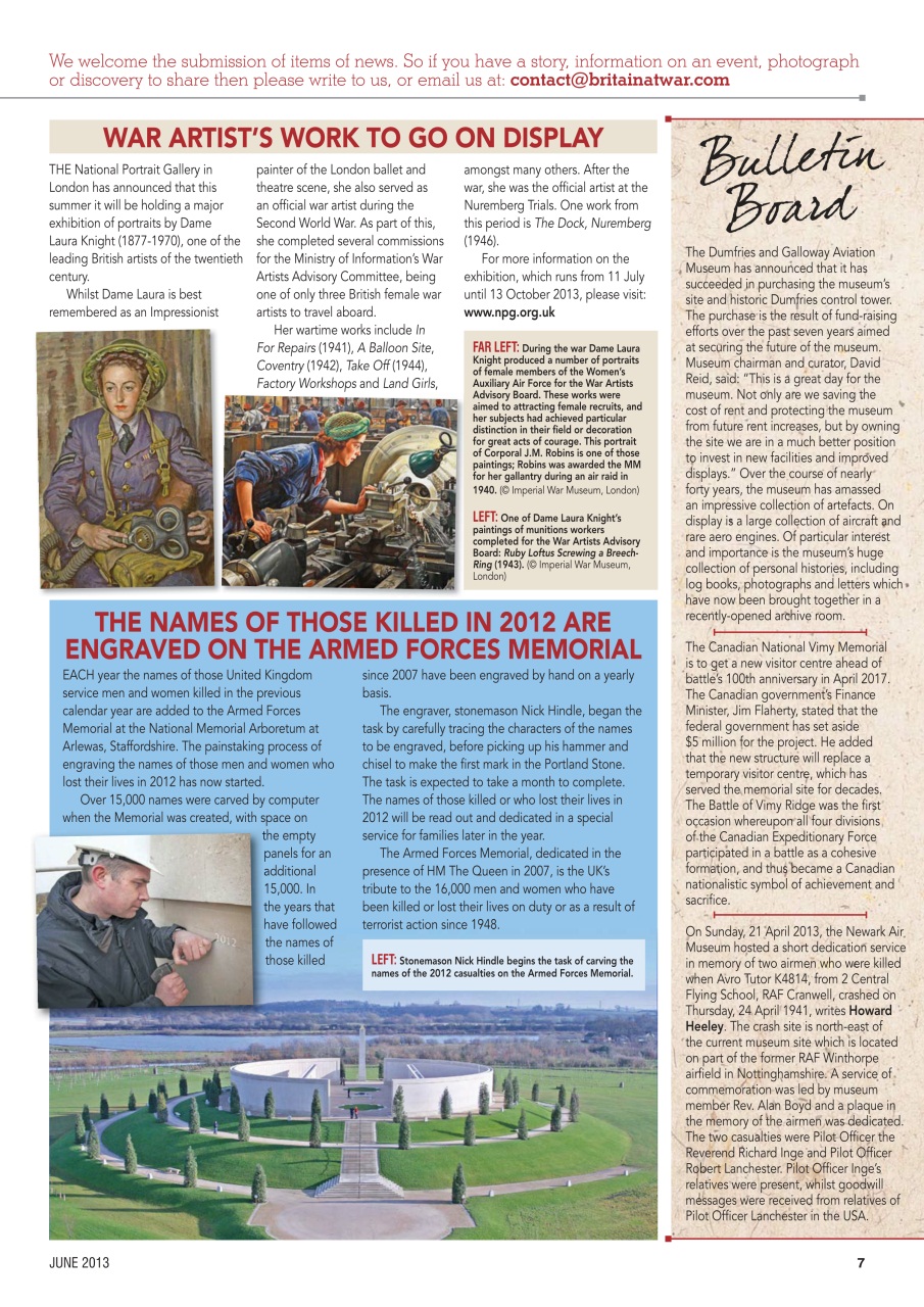 Britain at War Magazine Preview Pages