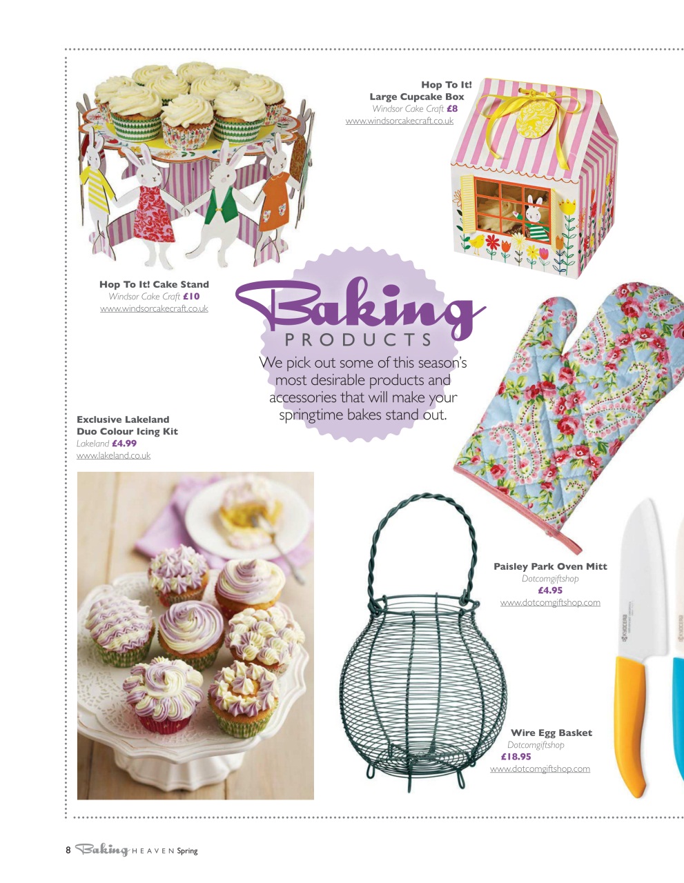 Bake & Decorate Preview Pages