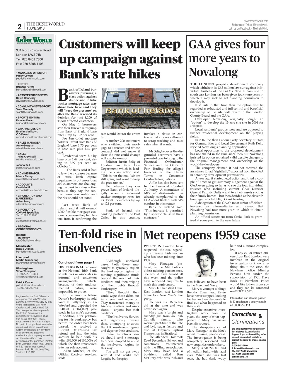 Irish World Preview Pages