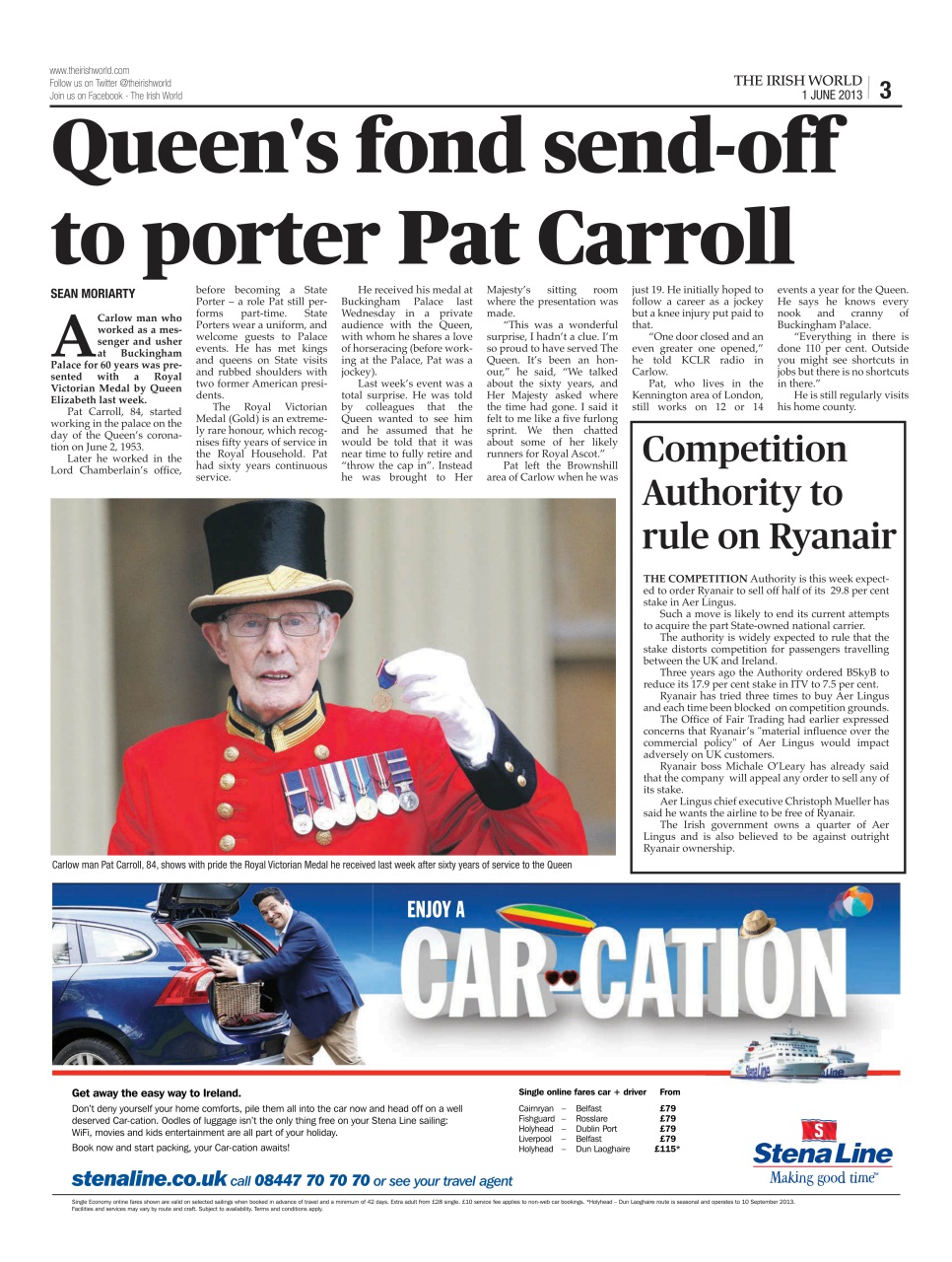 Irish World Preview Pages