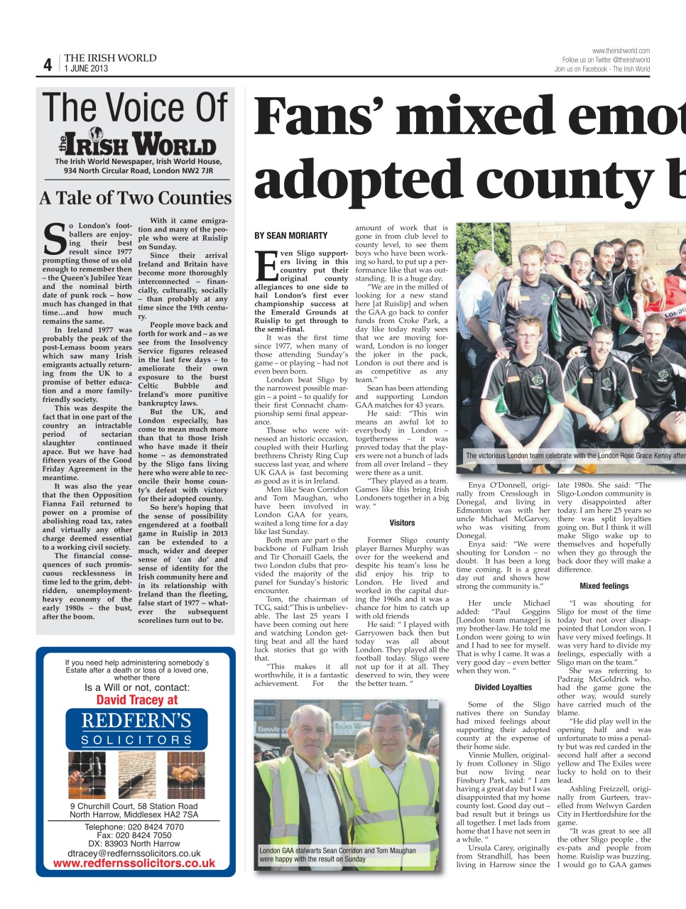 Irish World Preview Pages