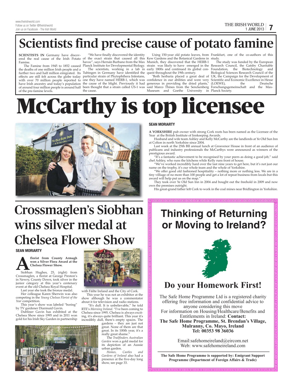 Irish World Preview Pages