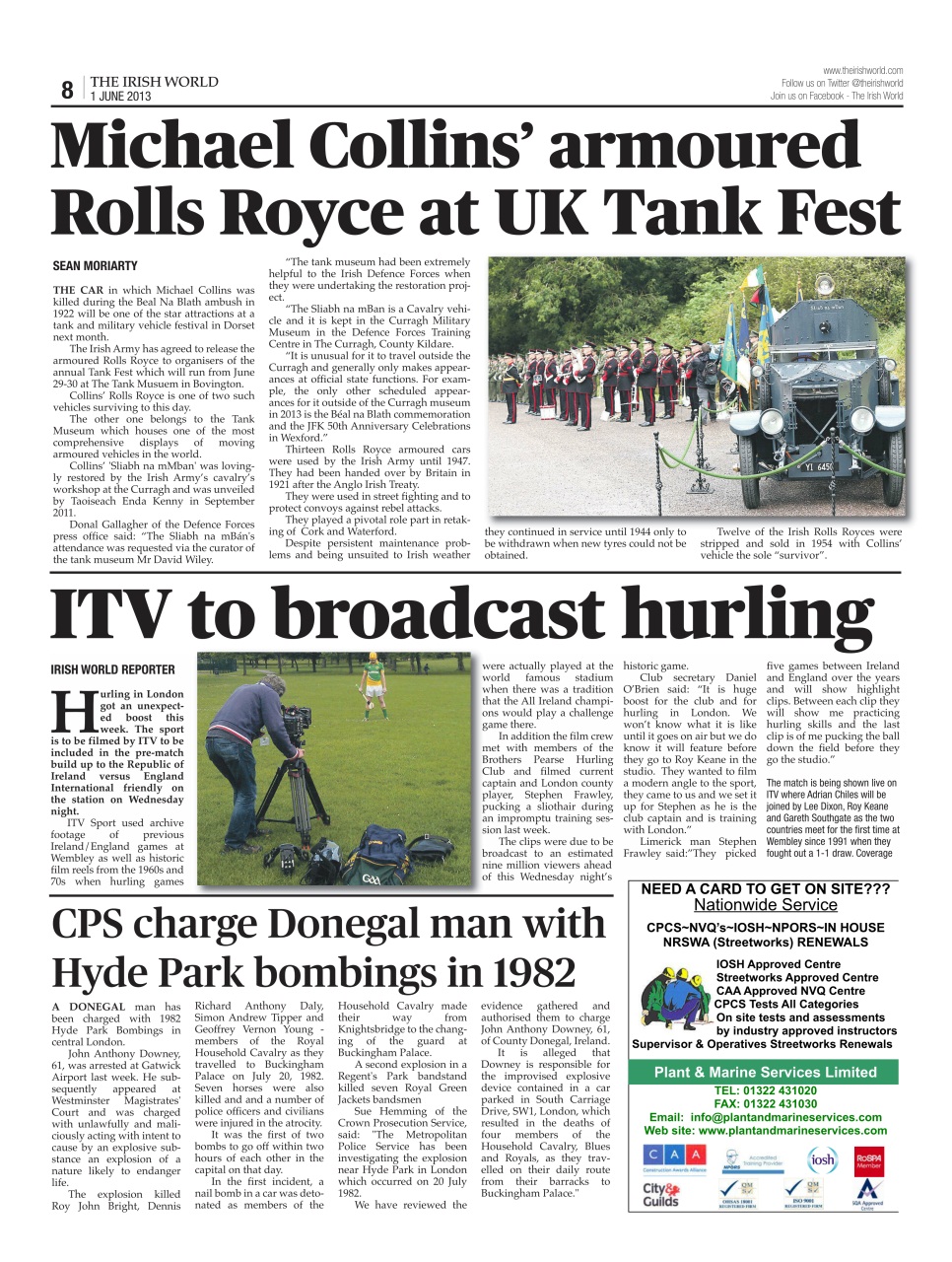 Irish World Preview Pages