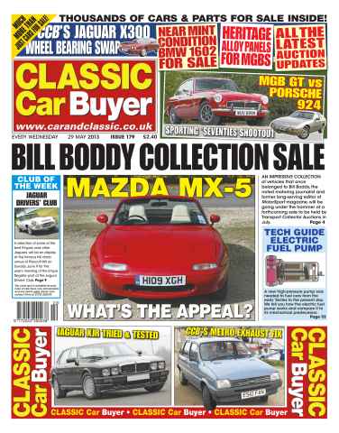 Classic Car Buyer issue CCB 29 May 2013