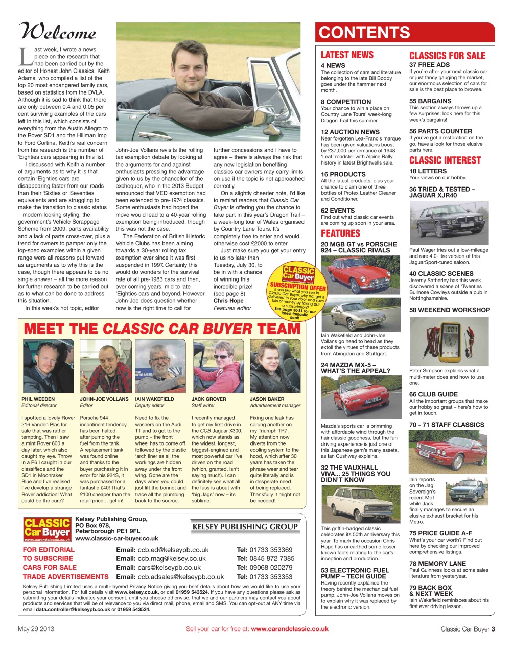 Classic Car Buyer Preview Pages