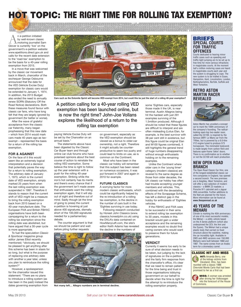 Classic Car Buyer Preview Pages