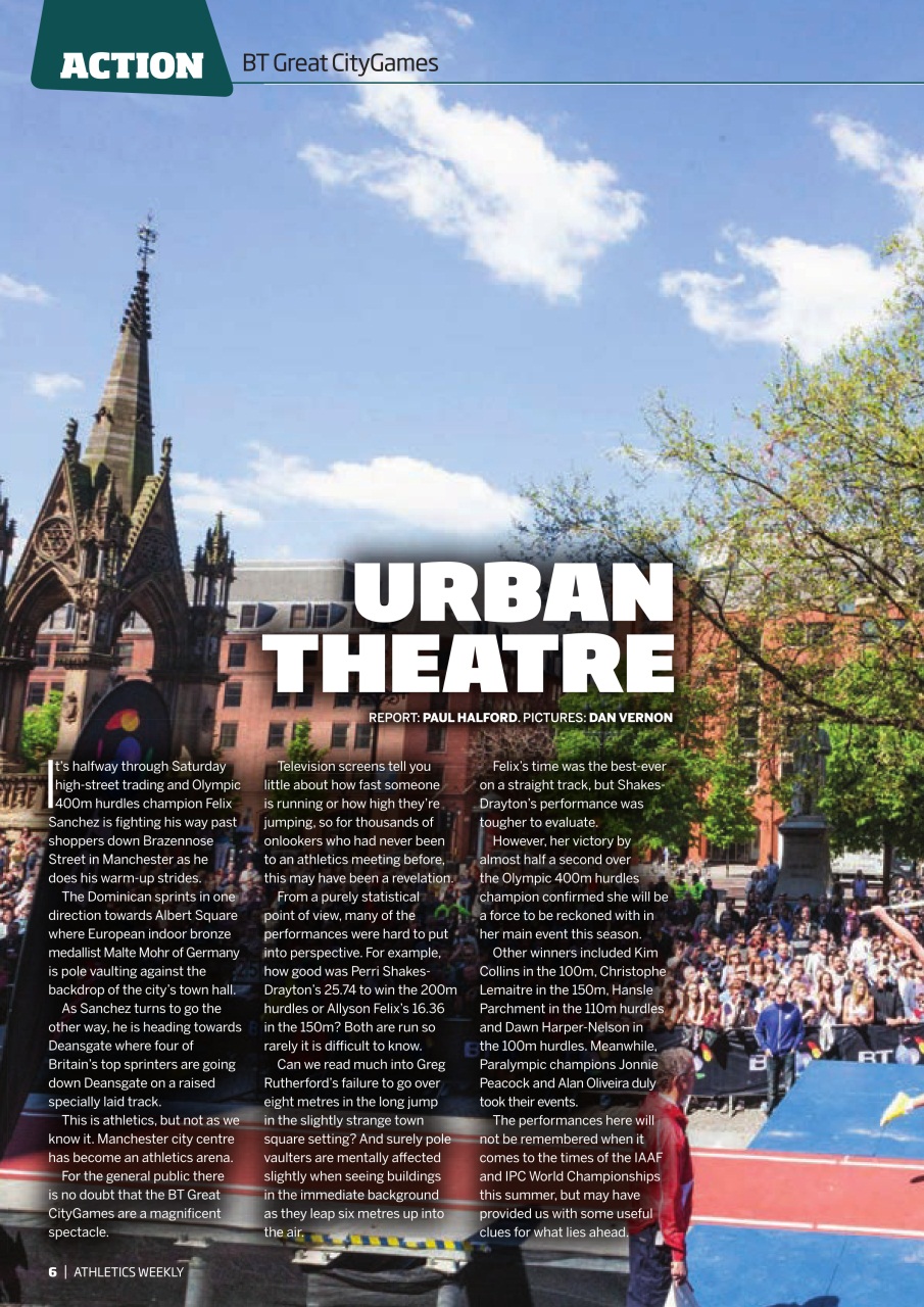 AW – Athletics Weekly Magazine Preview Pages