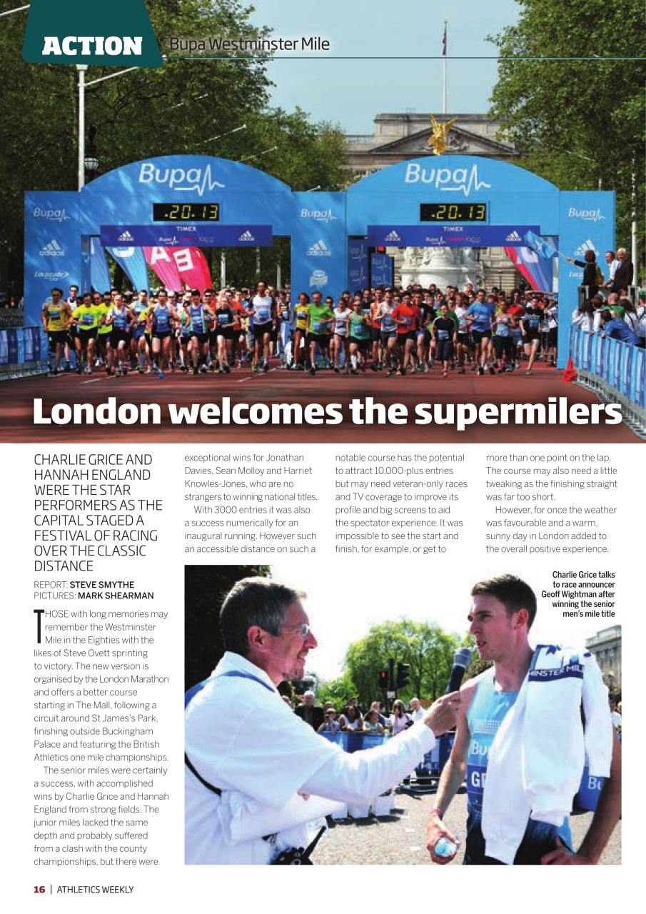 AW – Athletics Weekly Magazine Preview Pages