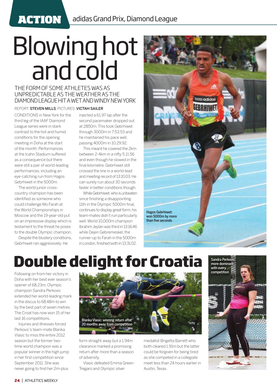 AW – Athletics Weekly Magazine Preview Pages