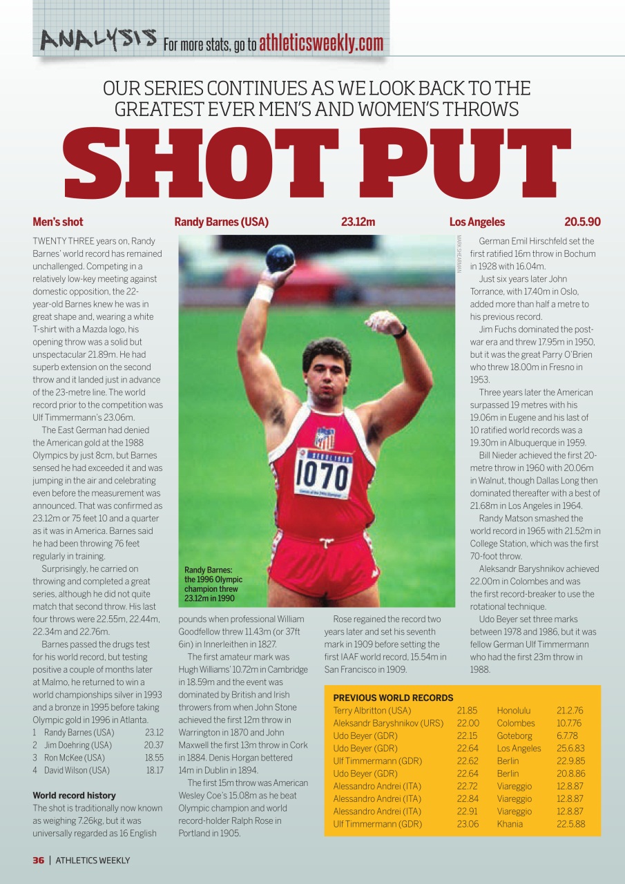 AW – Athletics Weekly Magazine Preview Pages