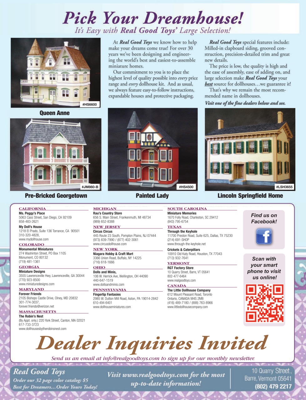 Dollhouse Miniatures Preview Pages