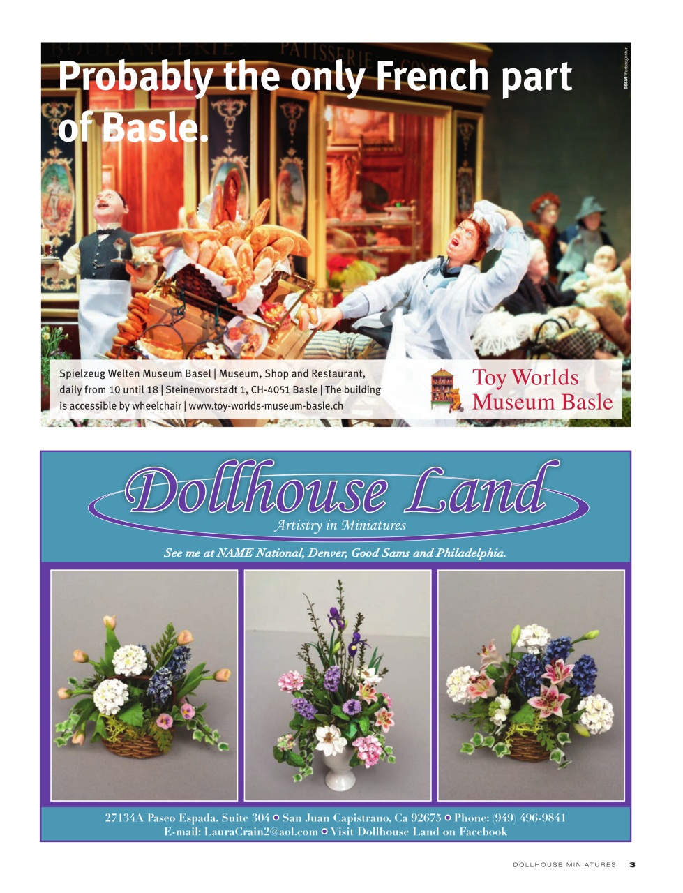 Dollhouse Miniatures Preview Pages