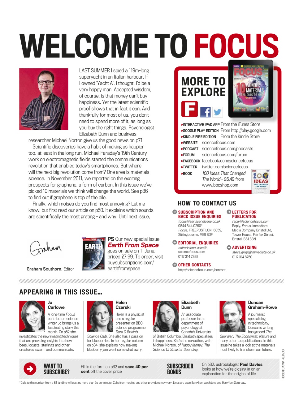 BBC Science Focus Magazine Preview Pages