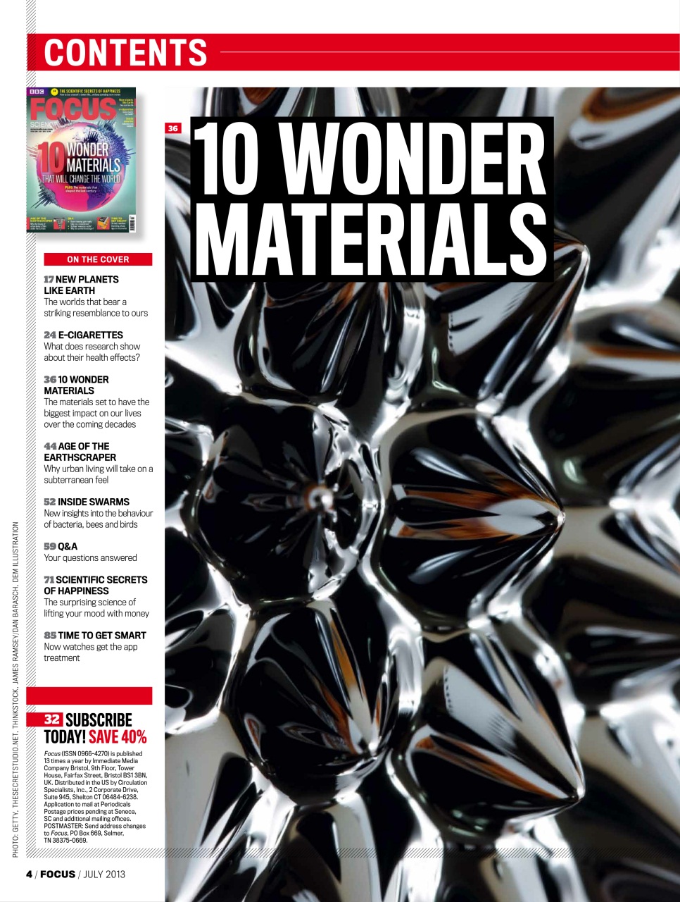 BBC Science Focus Magazine Preview Pages