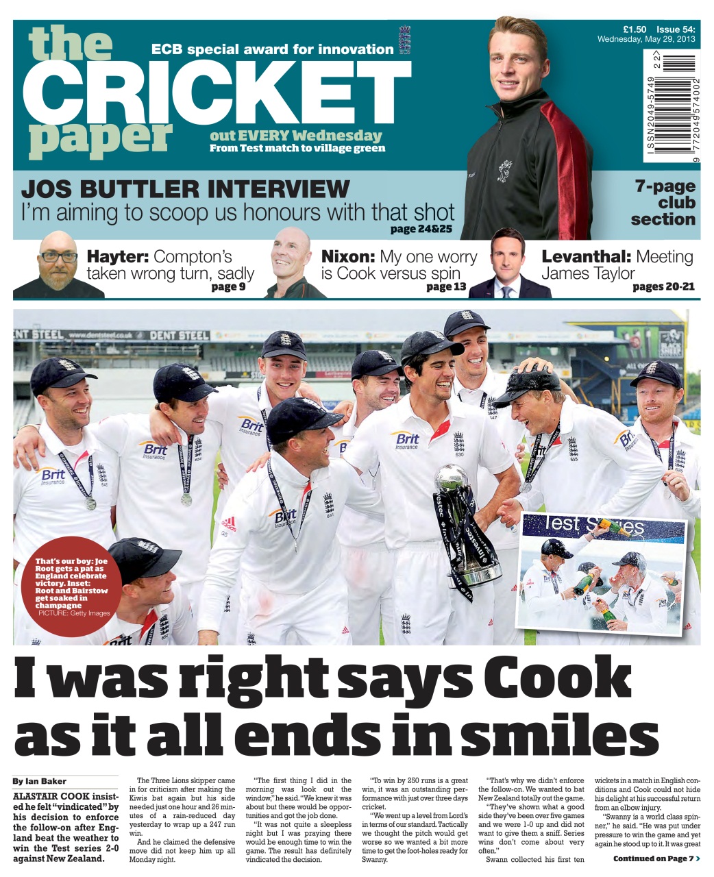 The Cricket Paper Preview Pages
