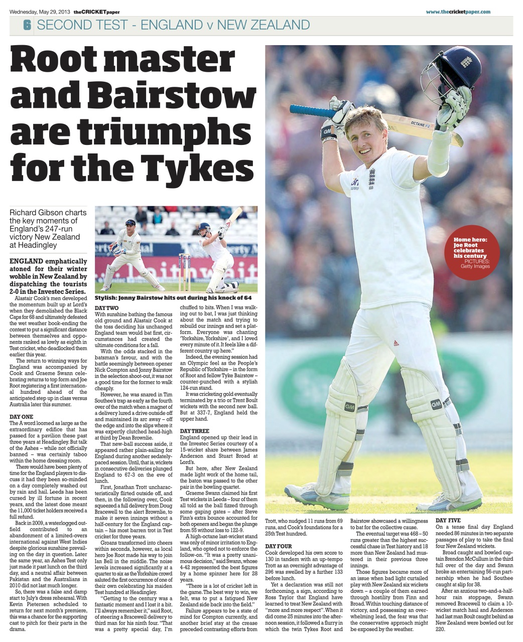 The Cricket Paper Preview Pages