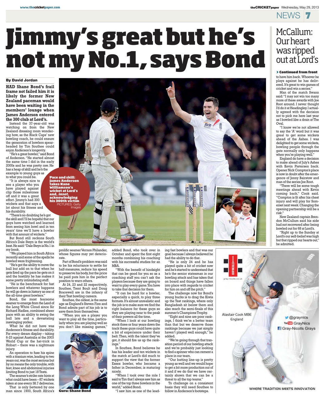 The Cricket Paper Preview Pages