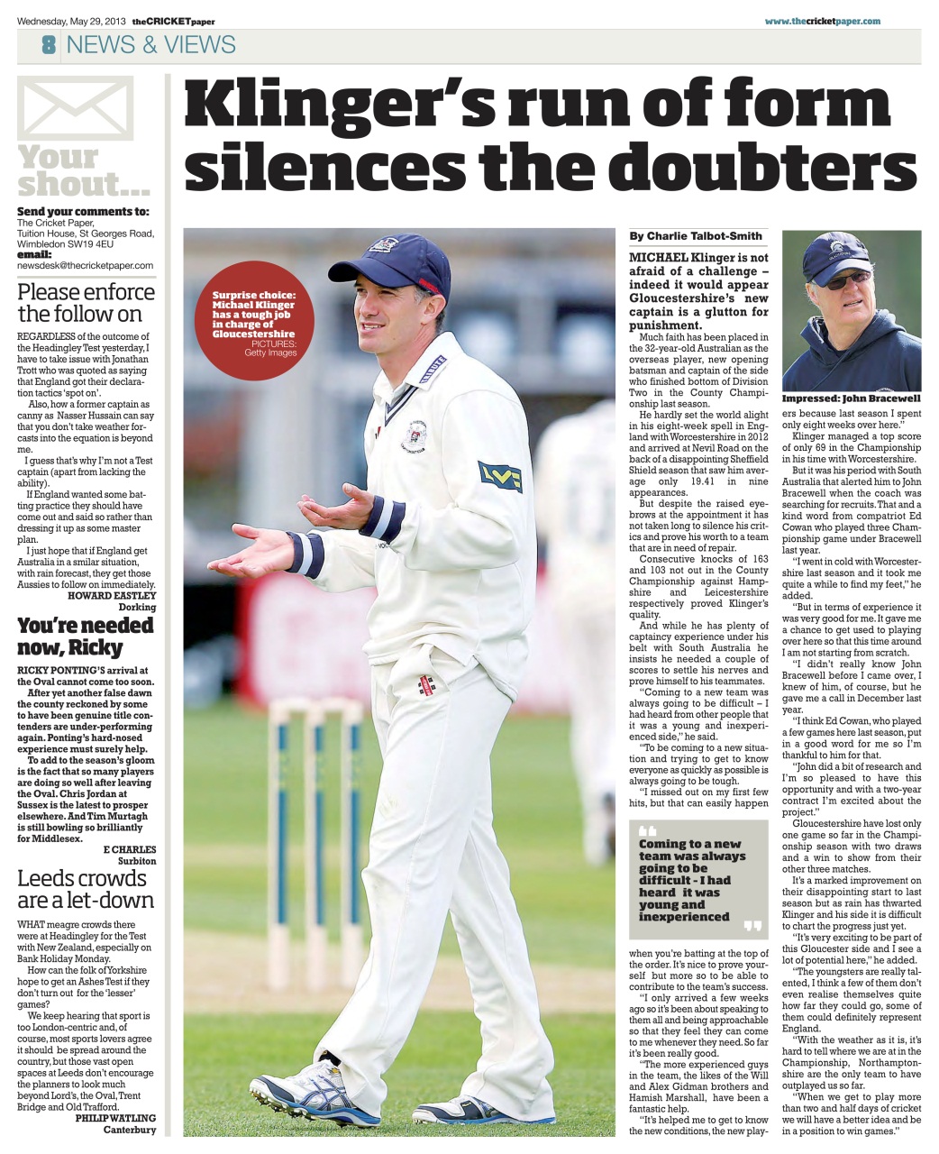 The Cricket Paper Preview Pages