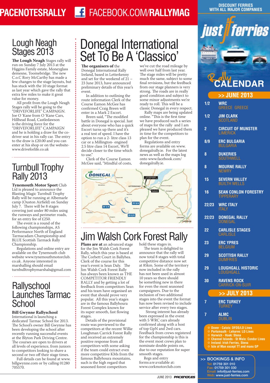 Pacenotes Rally magazine Preview Pages