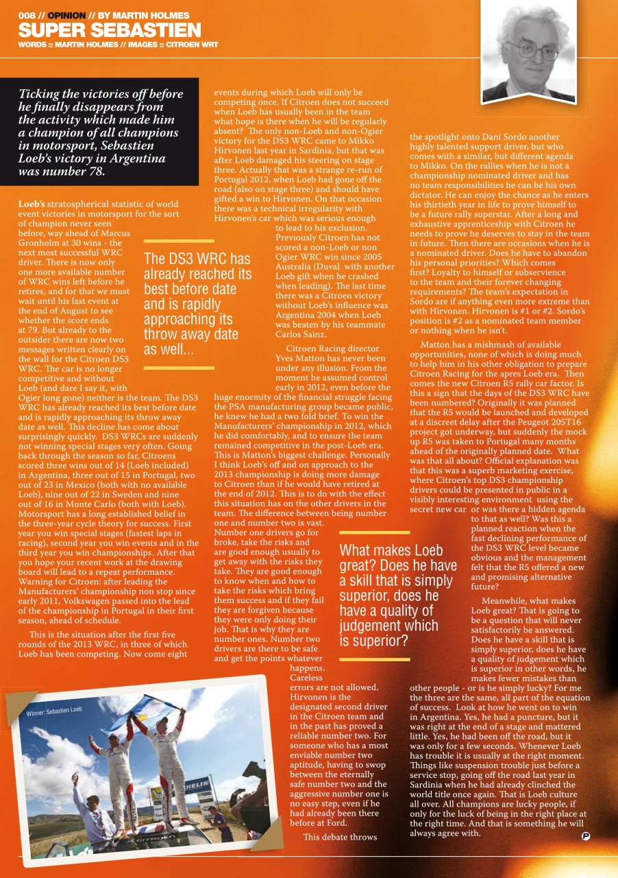 Pacenotes Rally magazine Preview Pages