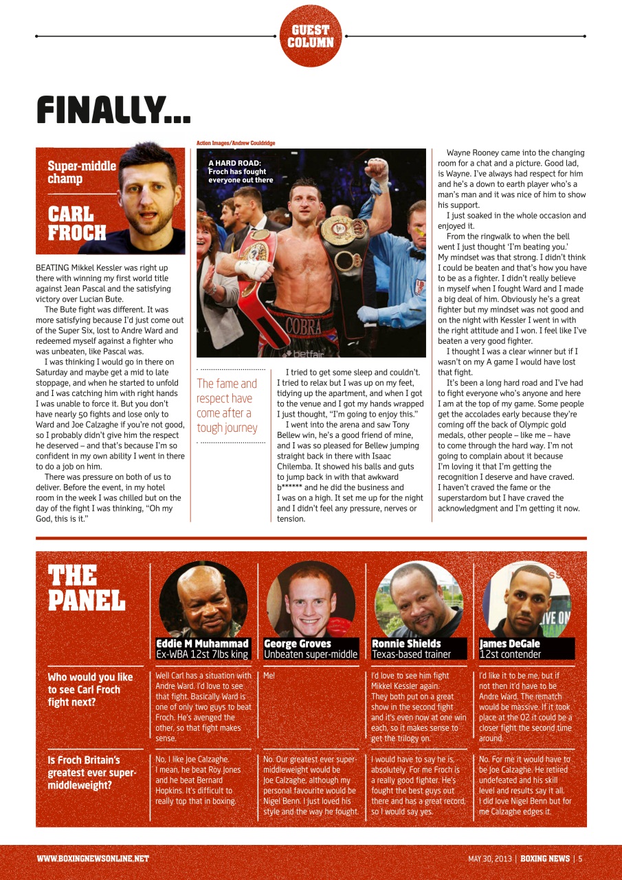 Boxing News Preview Pages