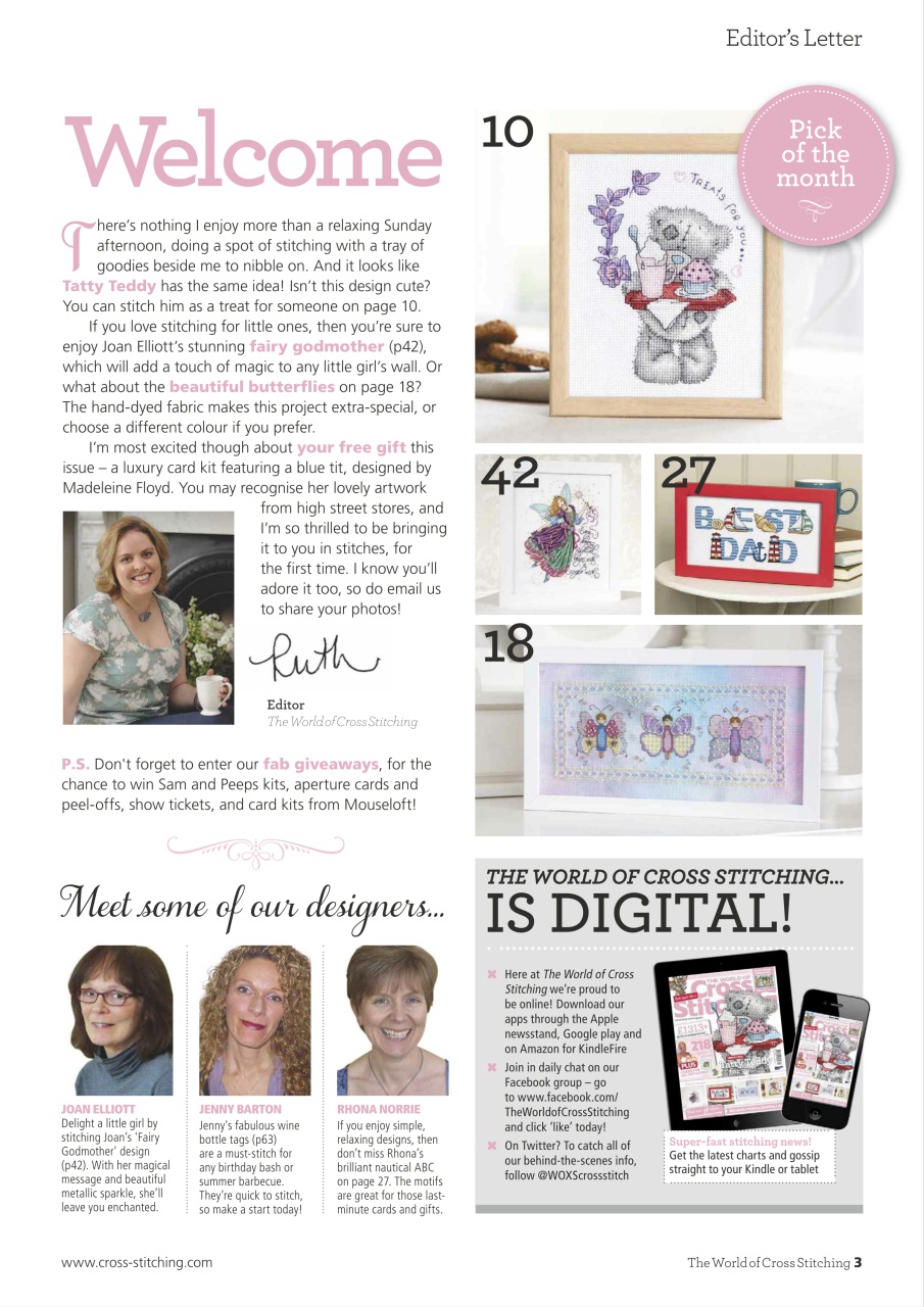 The World of Cross Stitching Preview Pages