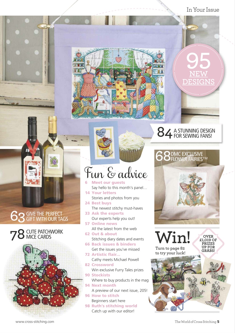 The World of Cross Stitching Preview Pages