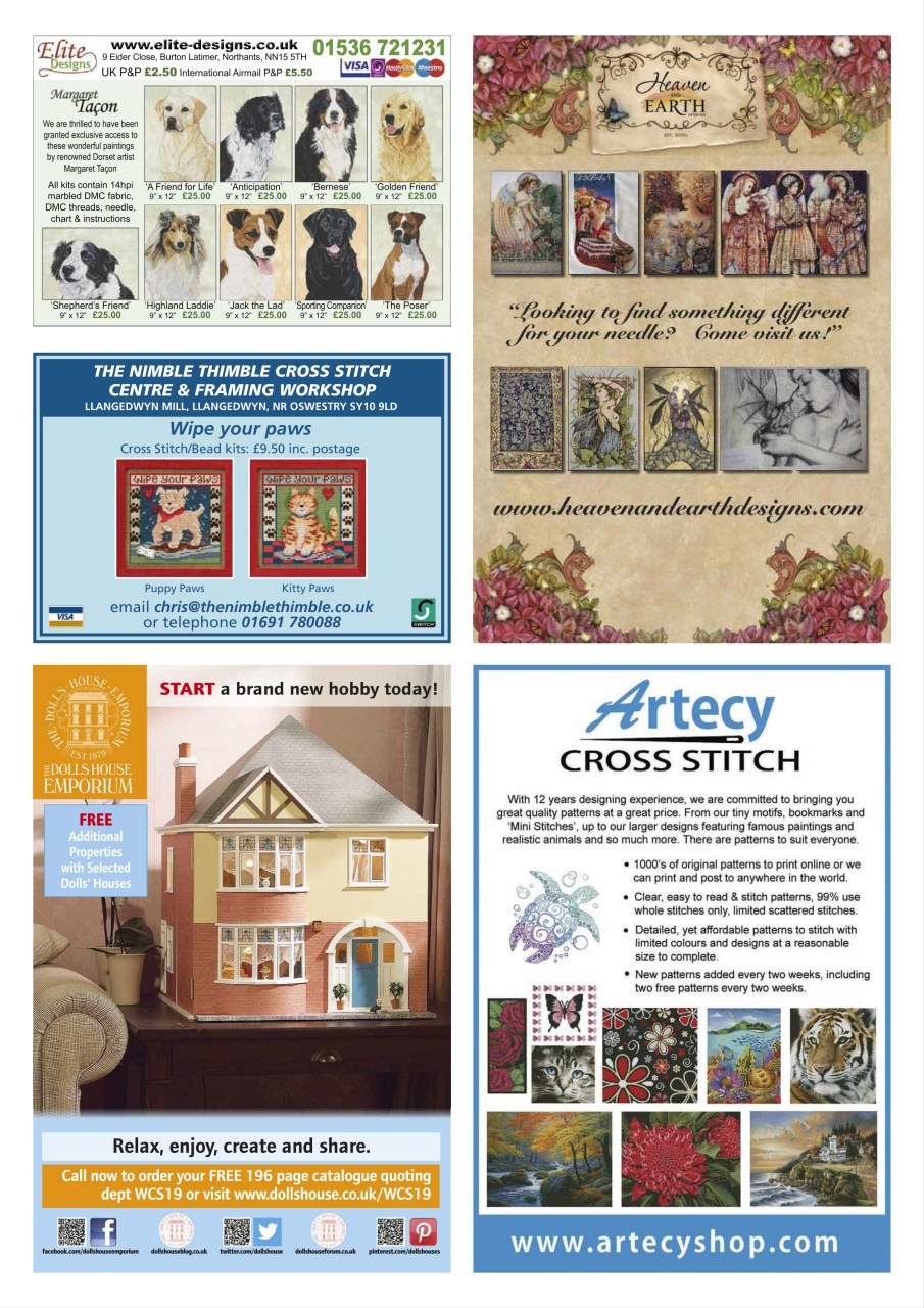 The World of Cross Stitching Preview Pages