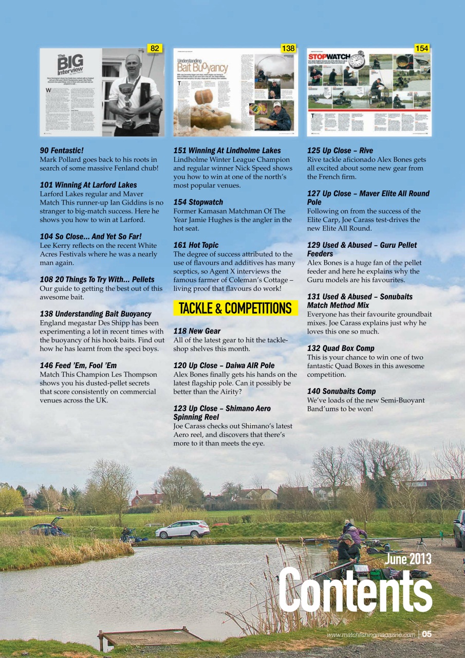 Match Fishing Preview Pages