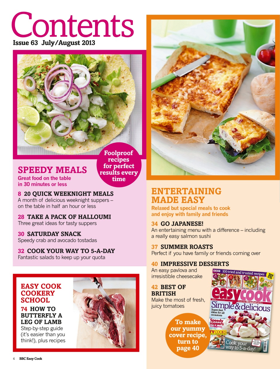 Easy Cook Magazine Preview Pages