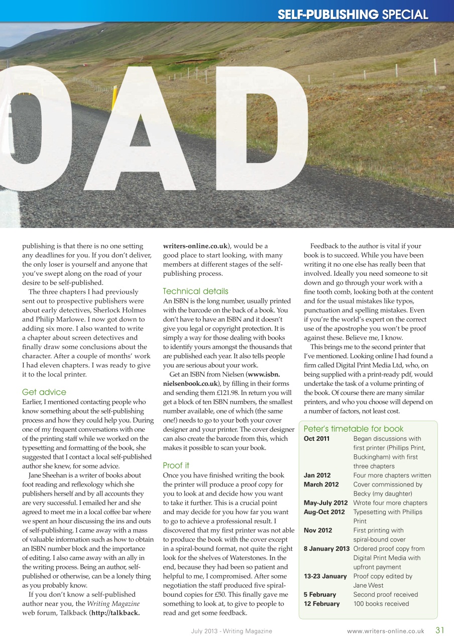 Writing Magazine Preview Pages