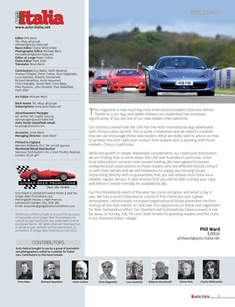 AutoItalia Magazine Preview Pages