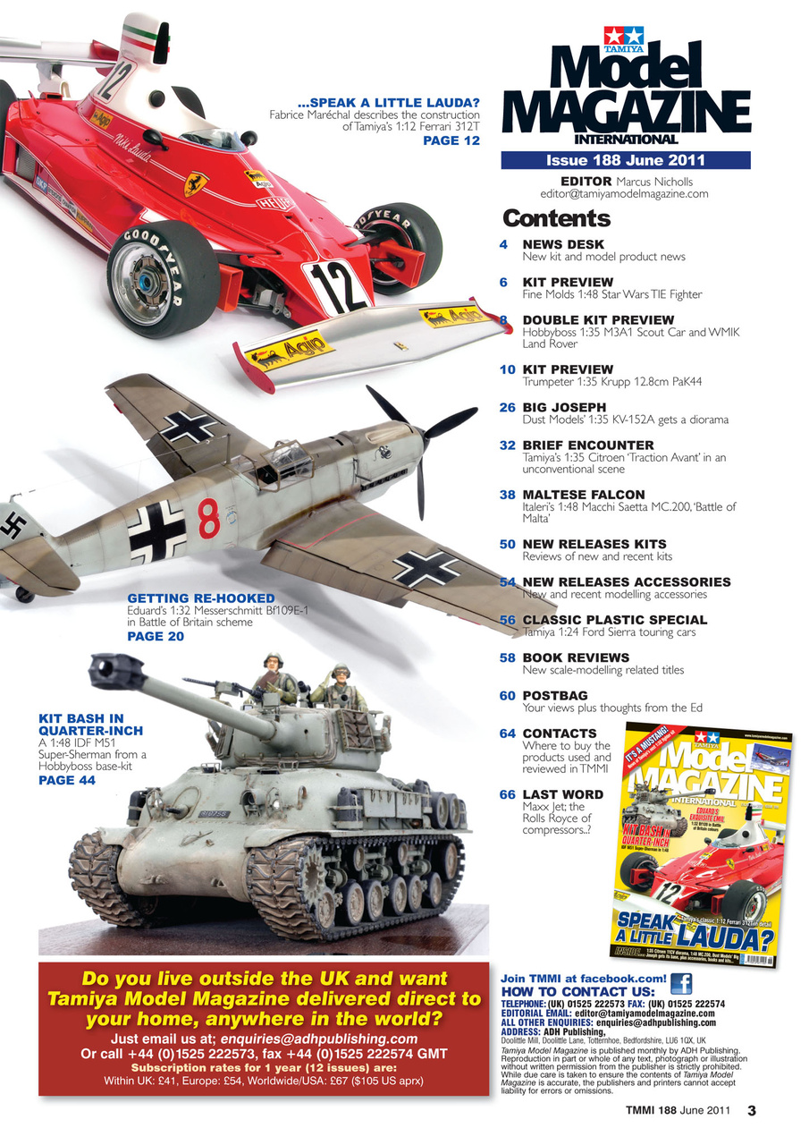 Tamiya Model Magazine Preview Pages