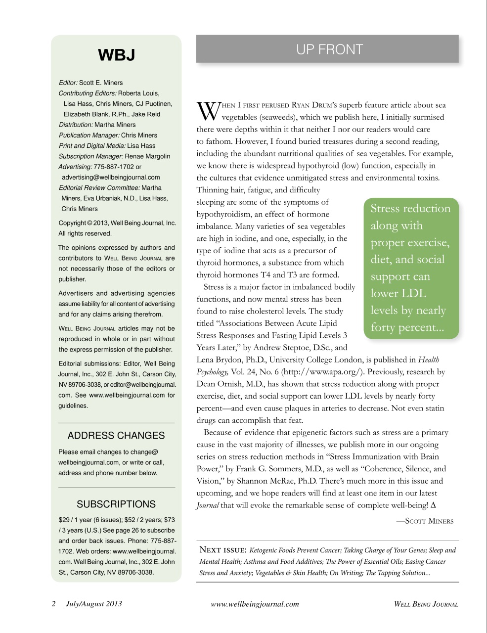 Well Being Journal Preview Pages