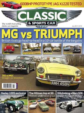 Classic & Sports Car issue July 2013