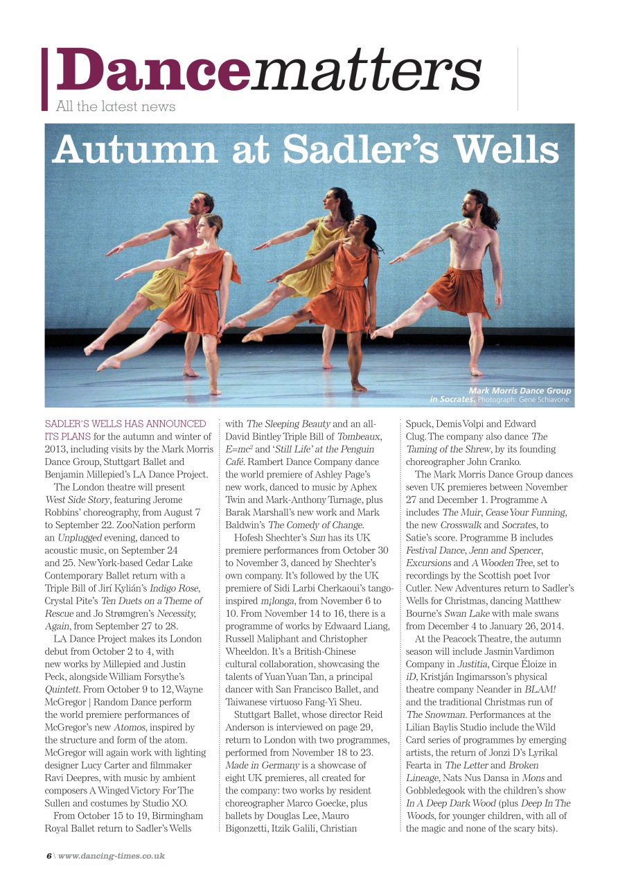 Dancing Times Preview Pages