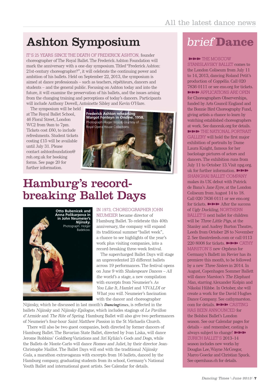 Dancing Times Preview Pages