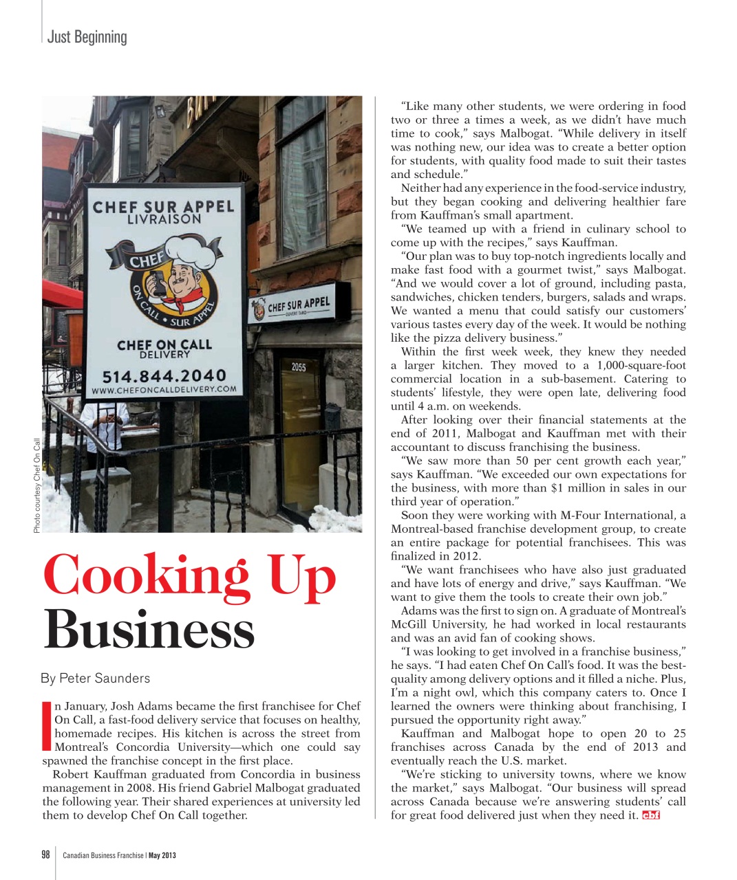 Canadian Business Franchise Preview Pages