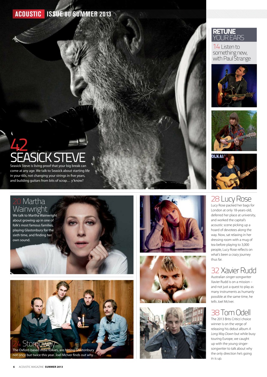 Acoustic Preview Pages