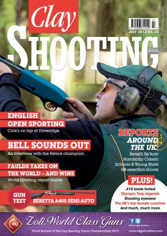 Clay Shooting issue July 2013