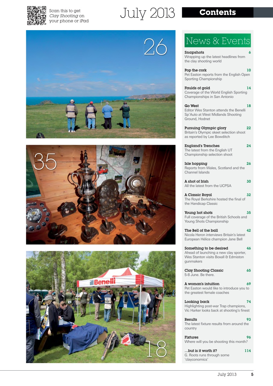 Clay Shooting Preview Pages