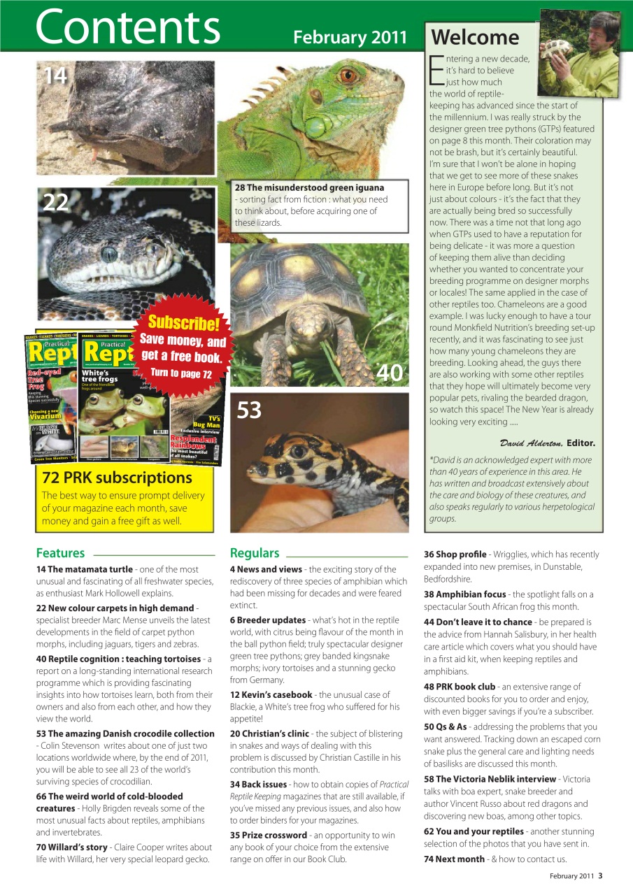 Practical Reptile Keeping Preview Pages